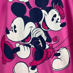 Disney Size 2XL Mickey And Minnie Baseball Tee